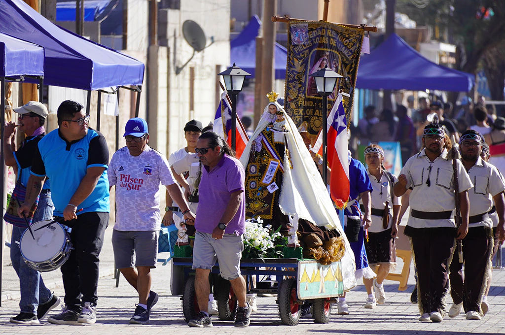Fiesta la tirana 2023 figura virgen del carmen