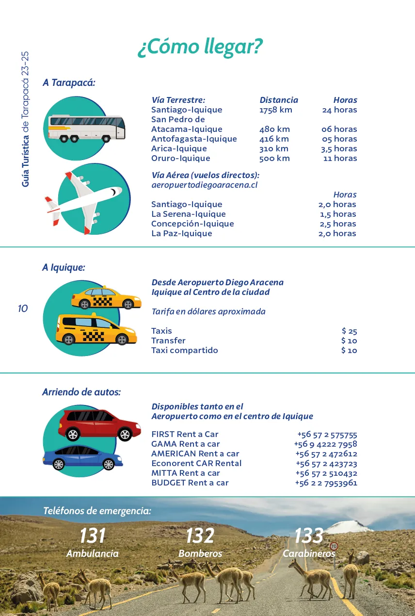 Guía Turística de Tarapacá 2023-2025 - página10