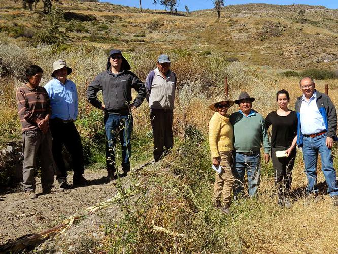 Comunidad de agricultores de Tumbo en Chiapa