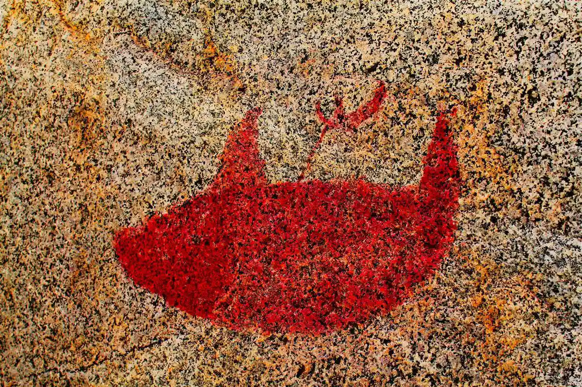 Pintura rupestre izcuña 3