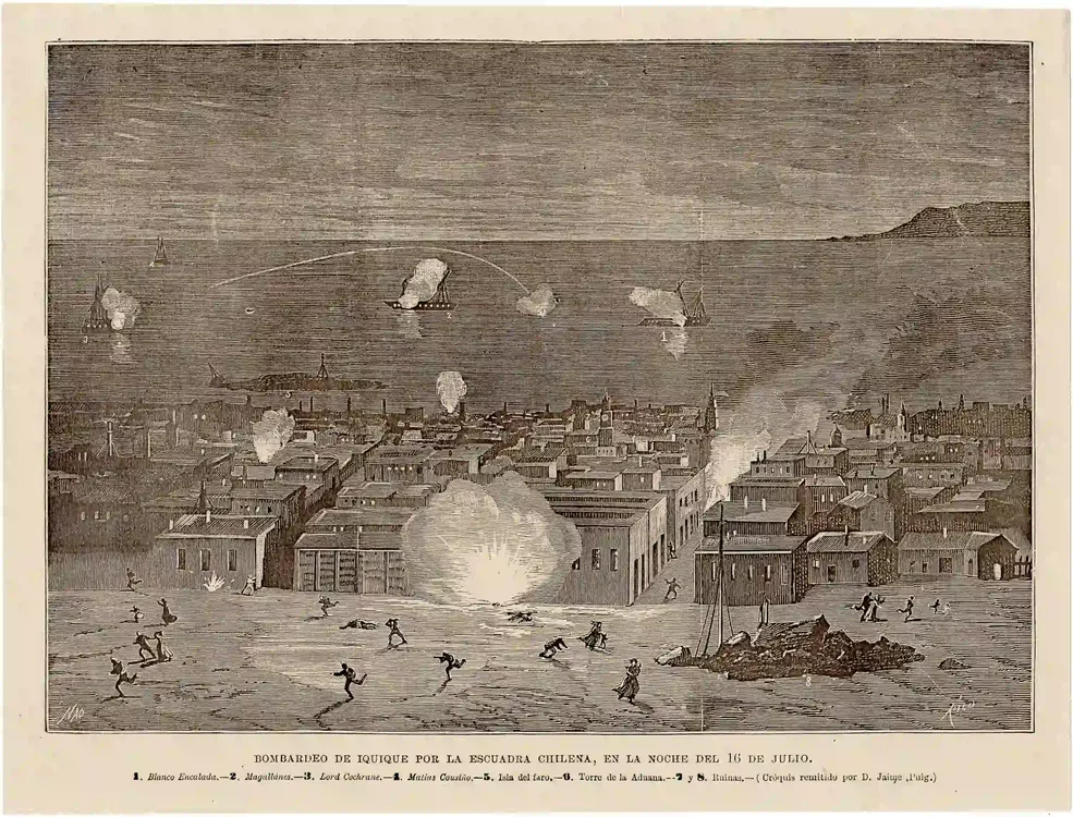 Álbum de iconografía BOMBARDEO IQQ 1879