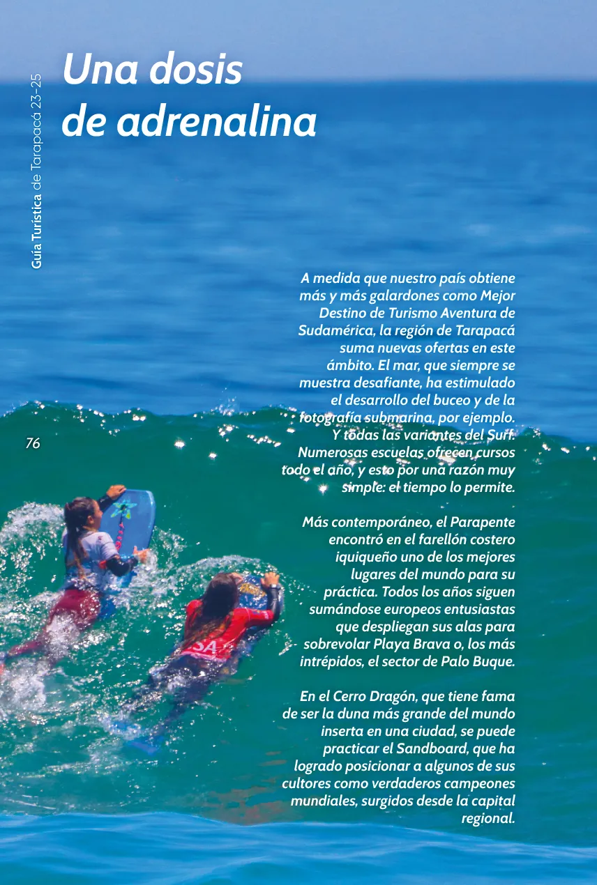 Guía Turística de Tarapacá 2023-2025 - página76
