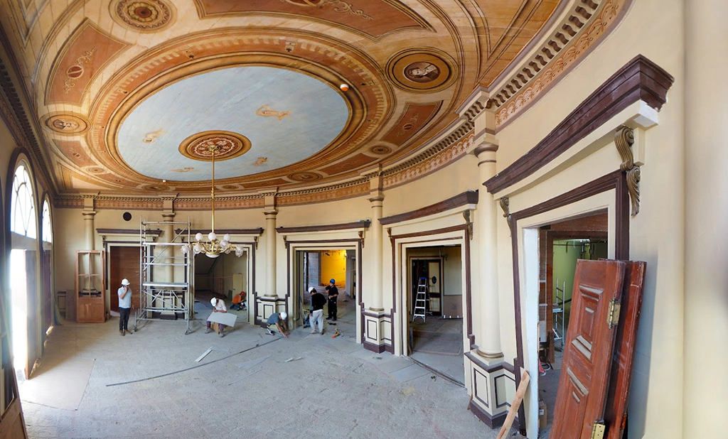 teatro municipal de iquique restauracion cielo