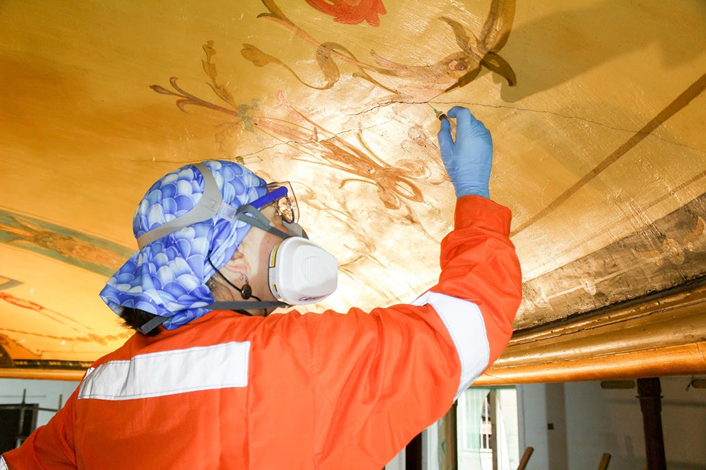teatro municipal de iquique restaurado cielo