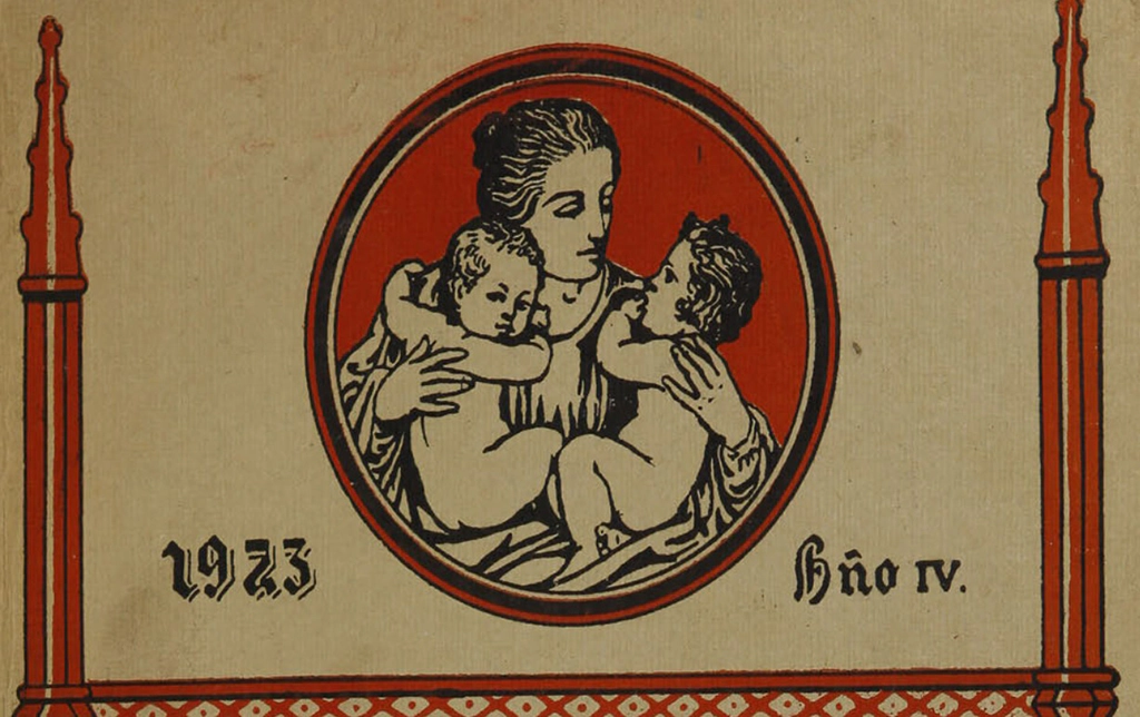 Isotipo gota de leche de 1923