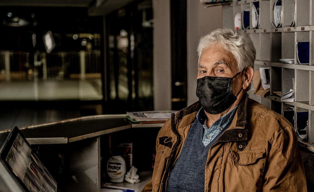 Raúl Jaldín, Conserje Foto: Franco Miranda