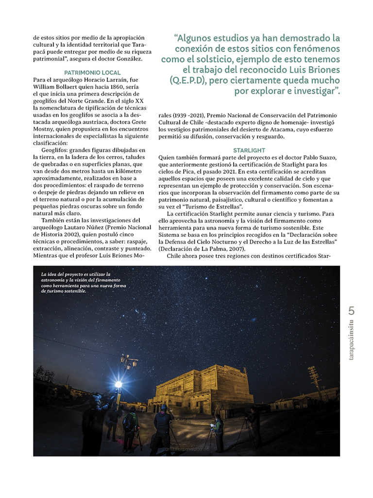 Revista Tarapacá Insitu ed52 - Página 5