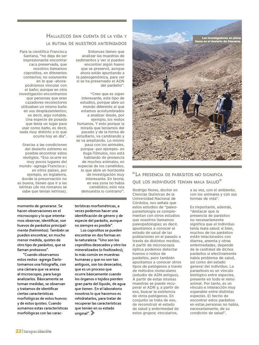 Revista Tarapacá Insitu ed49 - Página22