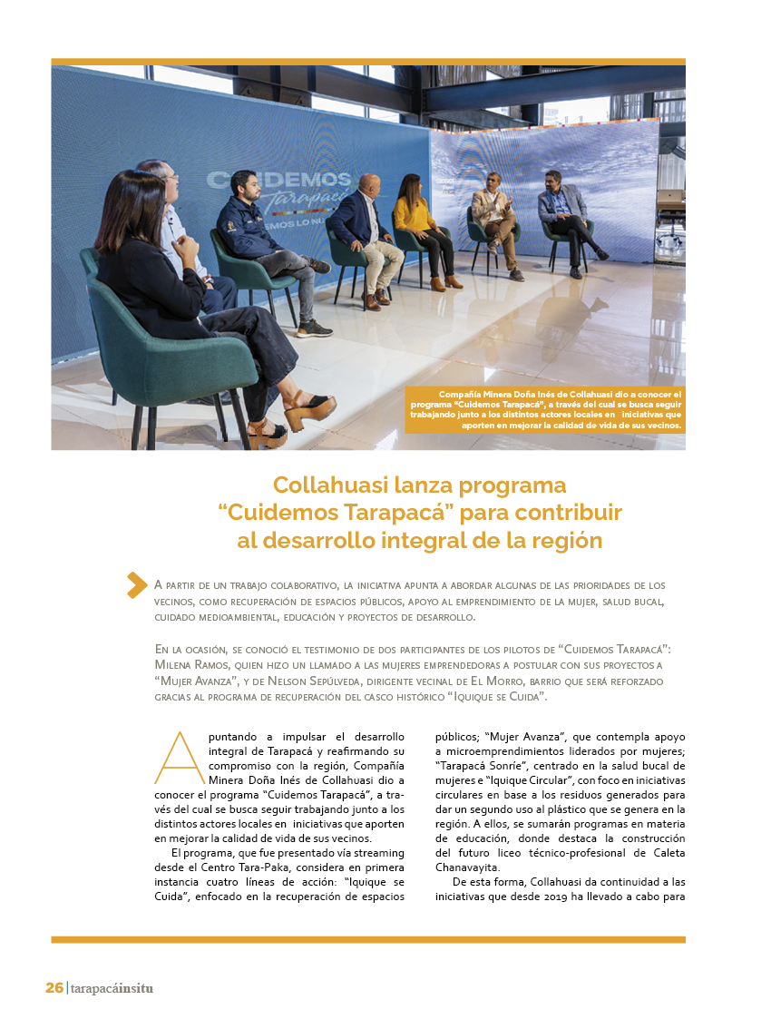 Revista Tarapacá Insitu ed50 - Página 26