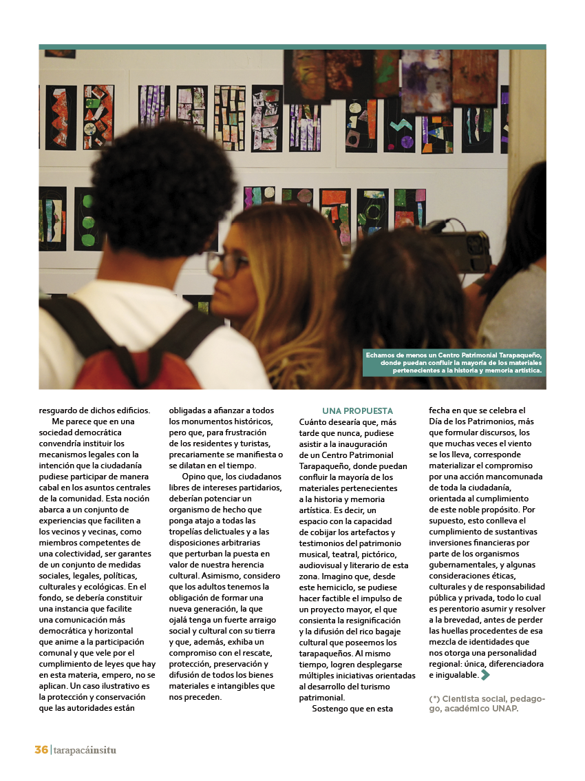 Revista Tarapacá Insitu ed50 - Página 36