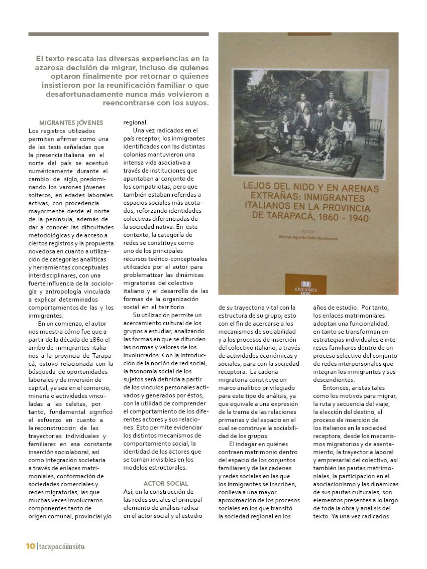 Revista Tarapacá Insitu ed49 - Página10