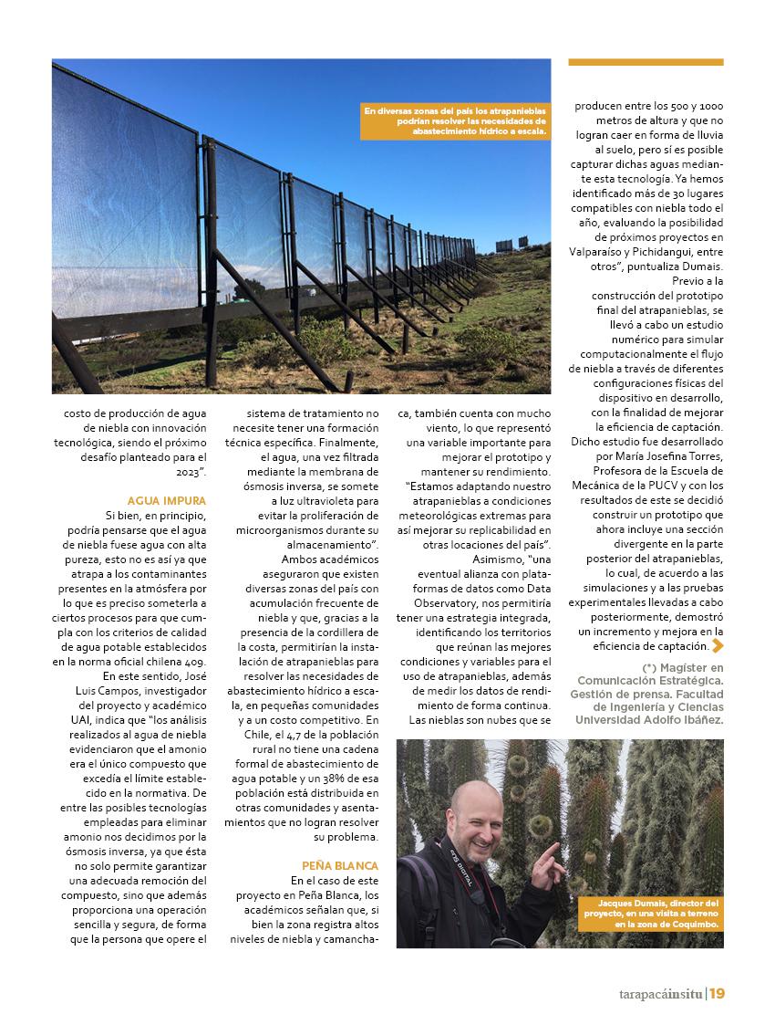 Revista Tarapacá Insitu ed45 - Página19