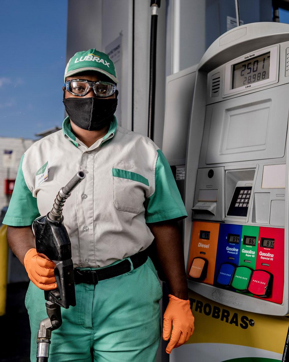 Arlín, Bombera de Petrobras Foto: Franco Miranda