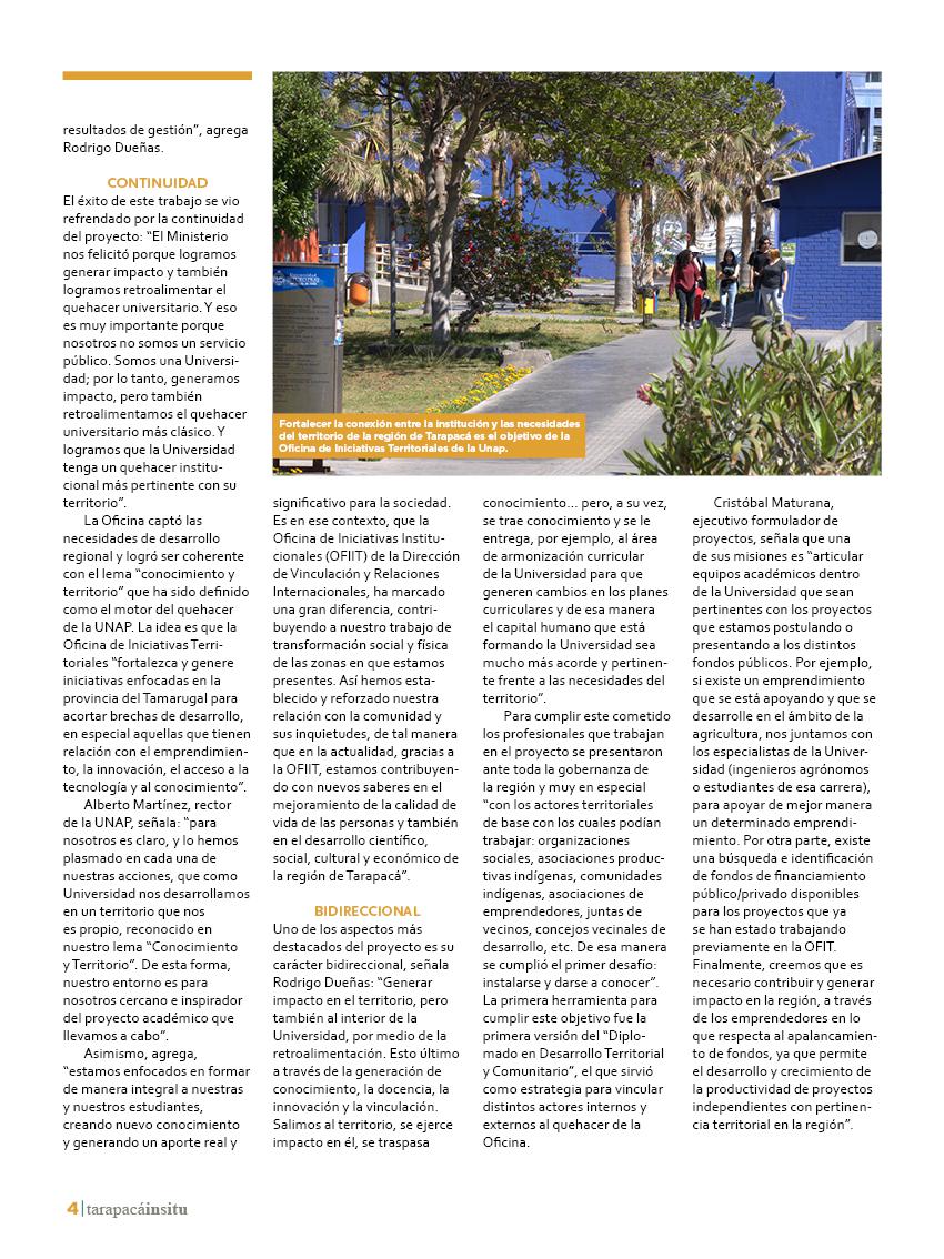 Revista Tarapacá Insitu Ed44 - Página4