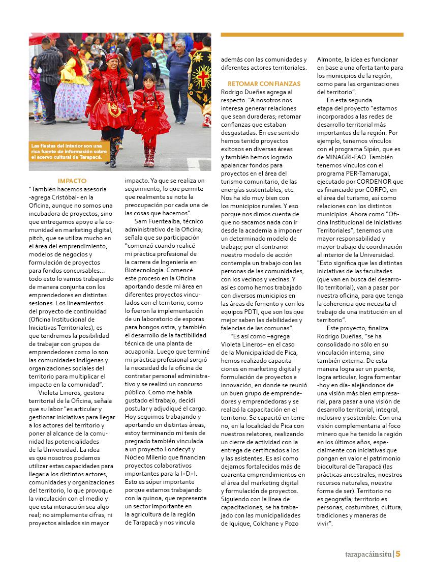 Revista Tarapacá Insitu Ed44 - Página5