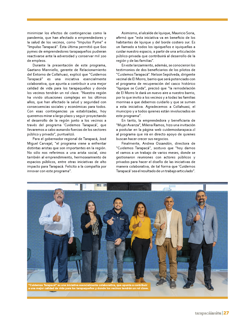 Revista Tarapacá Insitu ed50 - Página 27