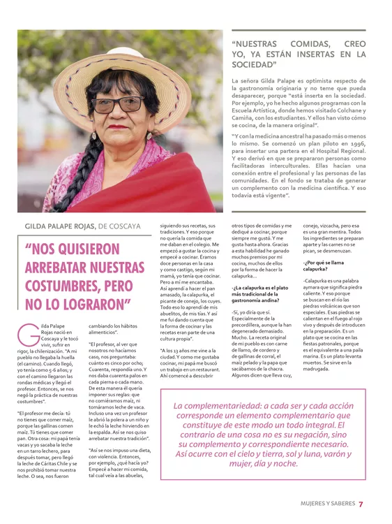 Mujeres de Tarapacá y Saberes Ancestrales7