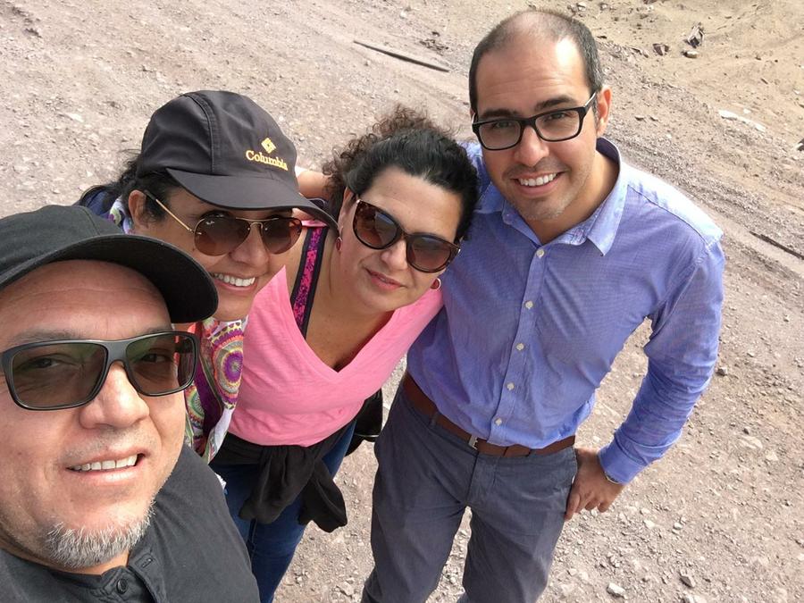 Mauro Dávalos, Lorena Lagos, Alejandra Malinarich y Ricardo Yañez, equipo Gekko Consultores Ambientales. web