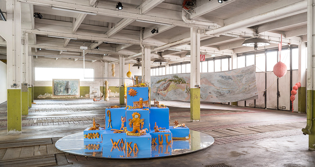 Songs for the Changing Seasons_Natalia Montoya_Lin May Saeed_Eva Fàbregas_Laure Prouvost_Cooking Sections (c) Rudolf Strobl_Klima Biennale Wien