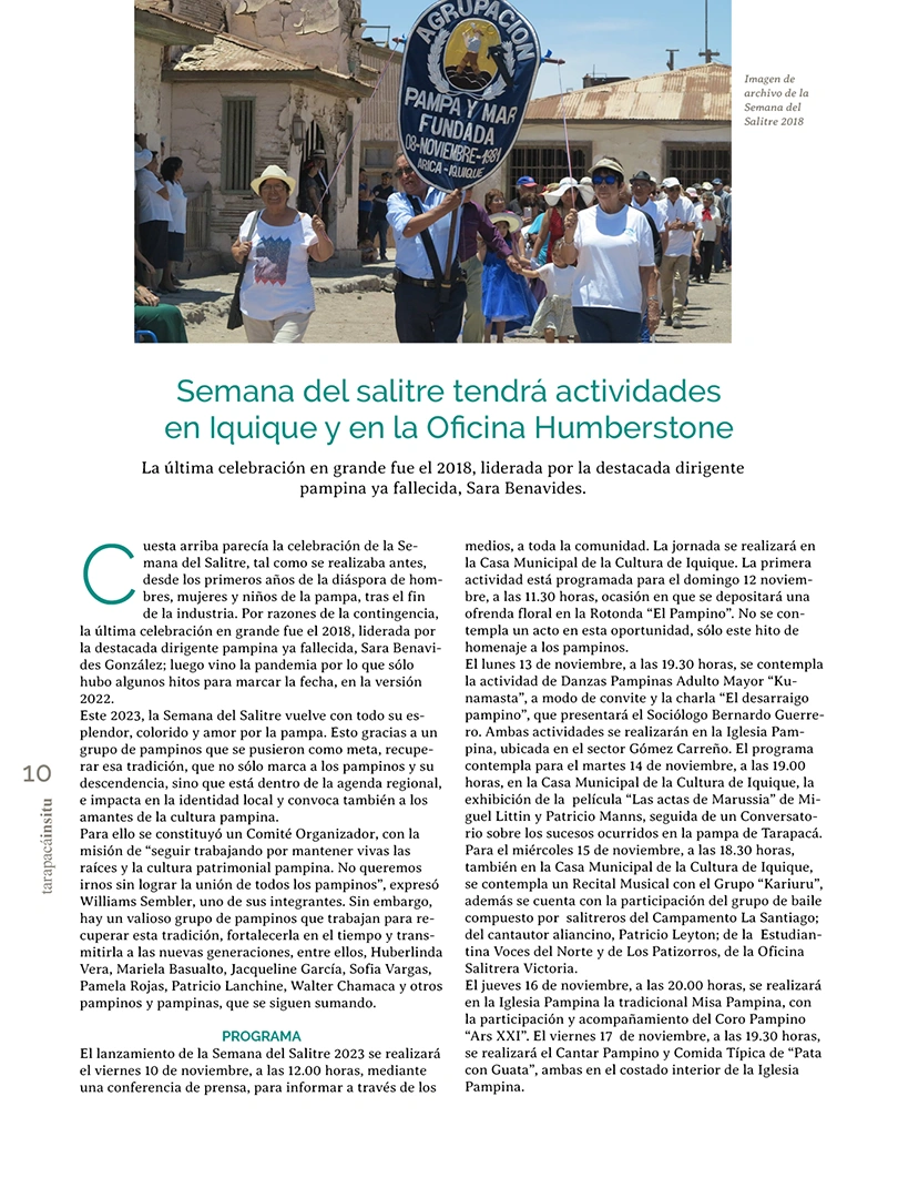 Revista Tarapacá Insitu ed 55 - Página 10