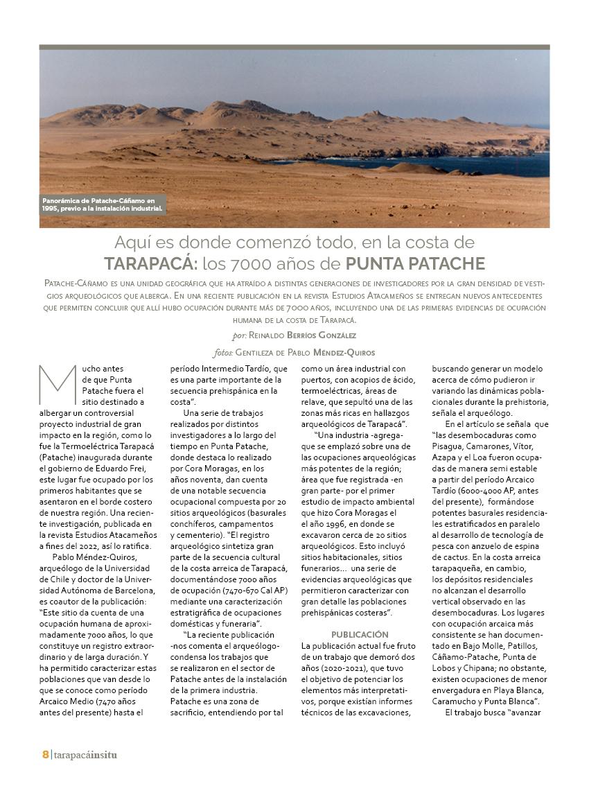 Revista Tarapacá Insitu ed48 - página8
